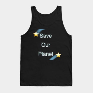 Save the planet Tank Top